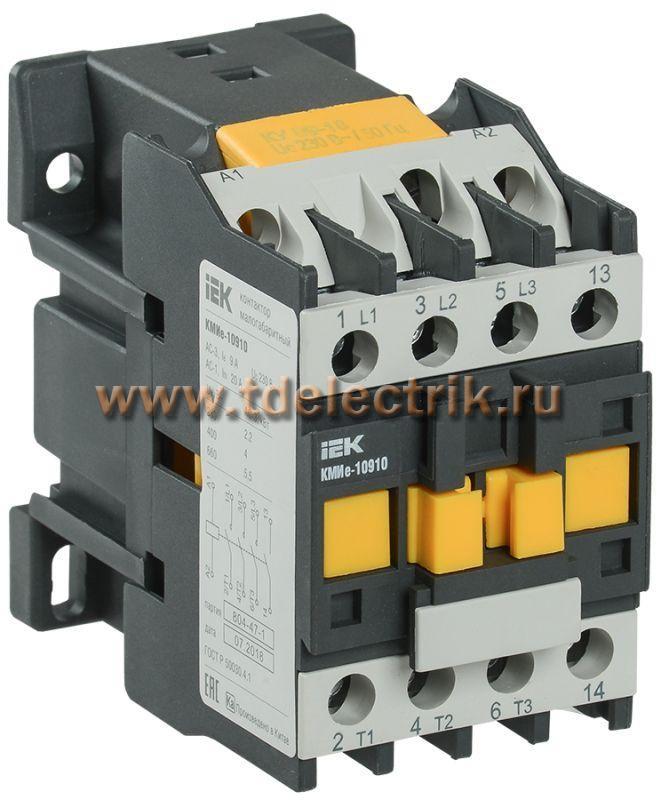 Фотография №1, Контактор КМИе-11210 12А 24В/АС3 1НО IEK