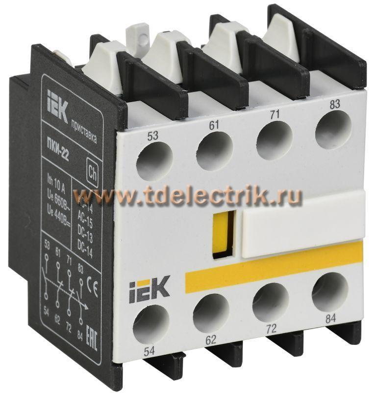 Фотография №1, Приставка ПКИ-22 доп.контакты 2з+2р ИЭК