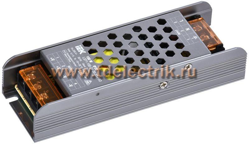 Фотография №1, Драйвер LED ИПСН-PRO 100Вт 24В клеммы IP20 IEK