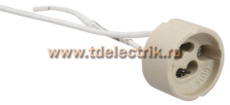 Фотография №1, Патрон подвесной GU10 со шнуром керамика IEK