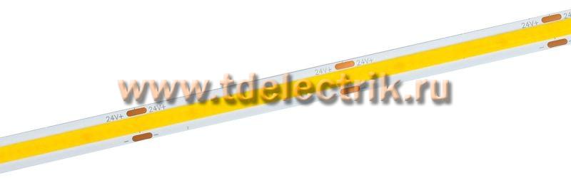 Фотография №1, Лента LED 5м COB-480LED 11Вт/м IP20 8мм 24В 3000К IEK