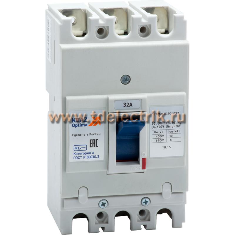 Фотография №1, Выключатель автоматический OptiMat E100L032-УХЛ3