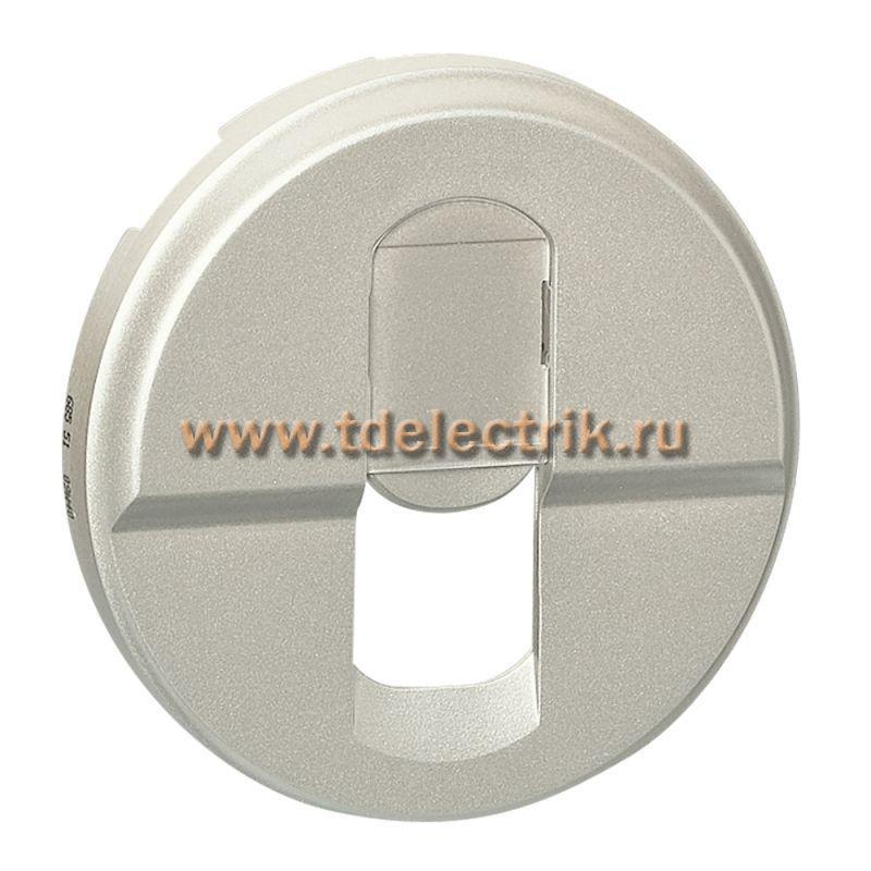 Фотография №1, Лицевая панель Celiane для розетки RJ45 (титан)