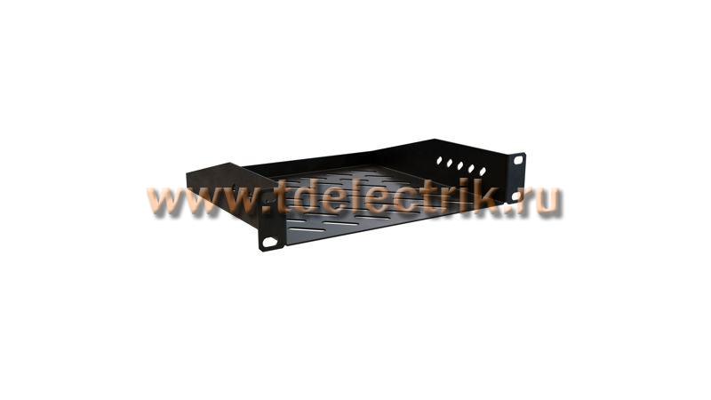 Фотография №1,  Полка консольная 1U 200мм шкаф LINEA WS черная
