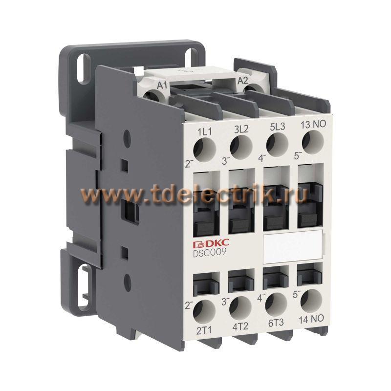 Фотография №1, Магнитный контактор YON DSC009 9A 4кВт AC3 3P кат.380В AC 1НО