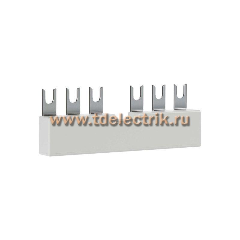 Фотография №1, Трехфазная шинная разводка для параллельного соединения 2х автоматических выключателей DMP32 с доп.контактами