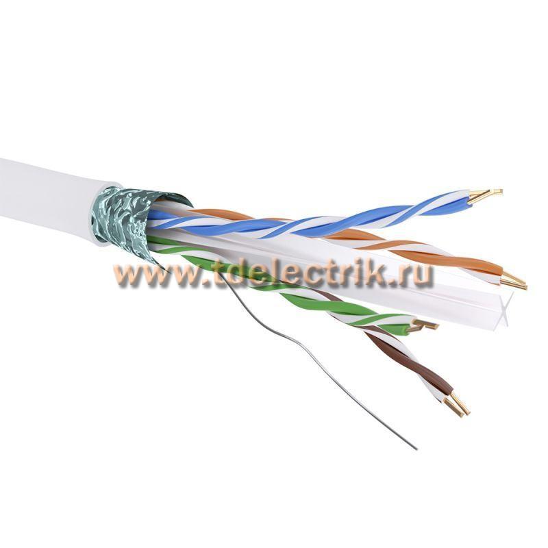 Фотография №1, Витая пара CAT 6, F/UTP, Hг(A)-LSLTx, бухта 305м, белый