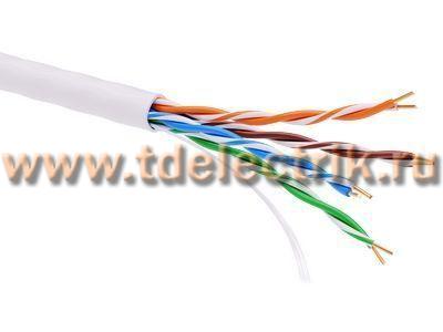 Фотография №1, Витая пара U/UTP 4х2 CAT5E, PVC, белый