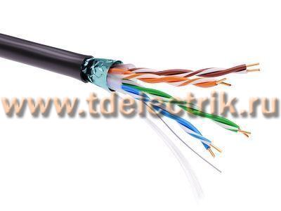 Фотография №1, Витая пара F/UTP 4х2 CAT5E, PE, чёрный
