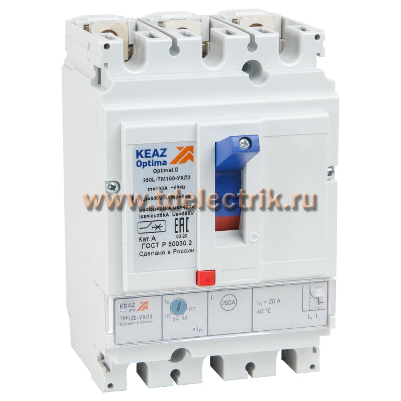 Фотография №1, Выключатель автоматический OptiMat D250F-TM063-УХЛ3