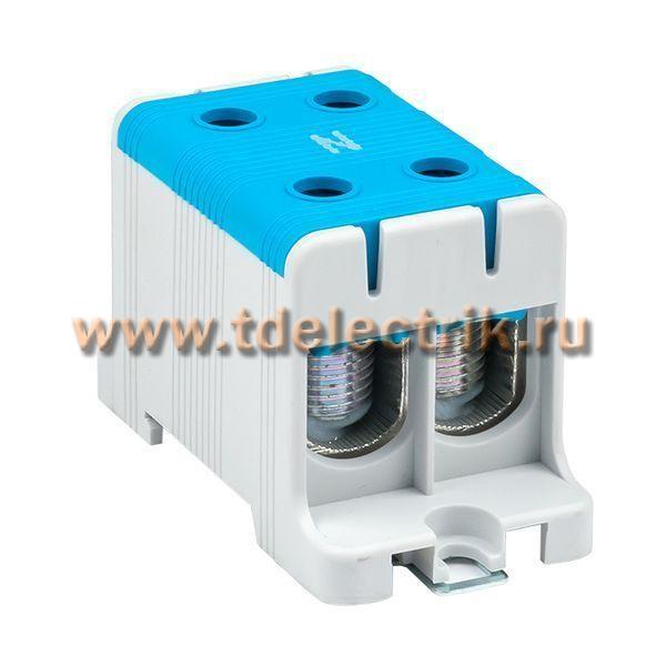 Фотография №1, Клемма силовая вводная двойная КСВ 16-95 синяя EKF PROxima