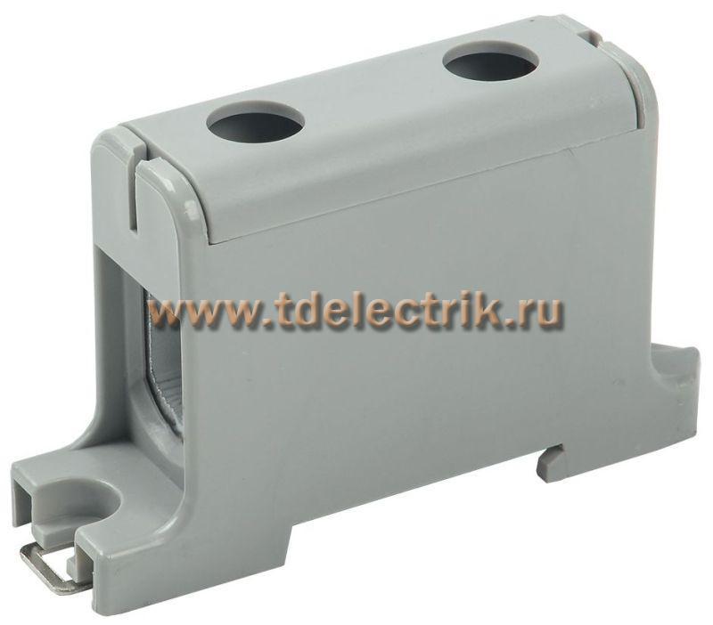 Фотография №1, Клемма вводная силовая КВС 16-95 кв.мм. серая IEK