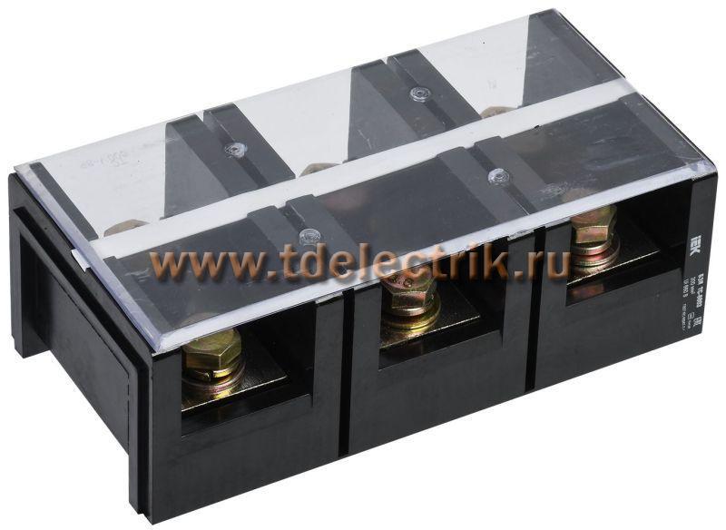 Фотография №1, Блок зажимов БЗН TC-6003 300 мм2 600A 3 пары IEK