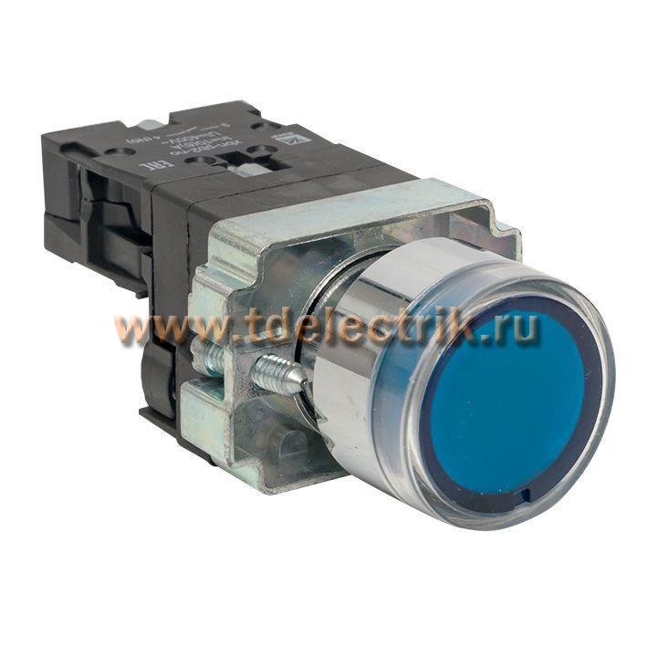 Фотография №1, Кнопка BA61 с подстветкой 230В синяя NO EKF PROxima