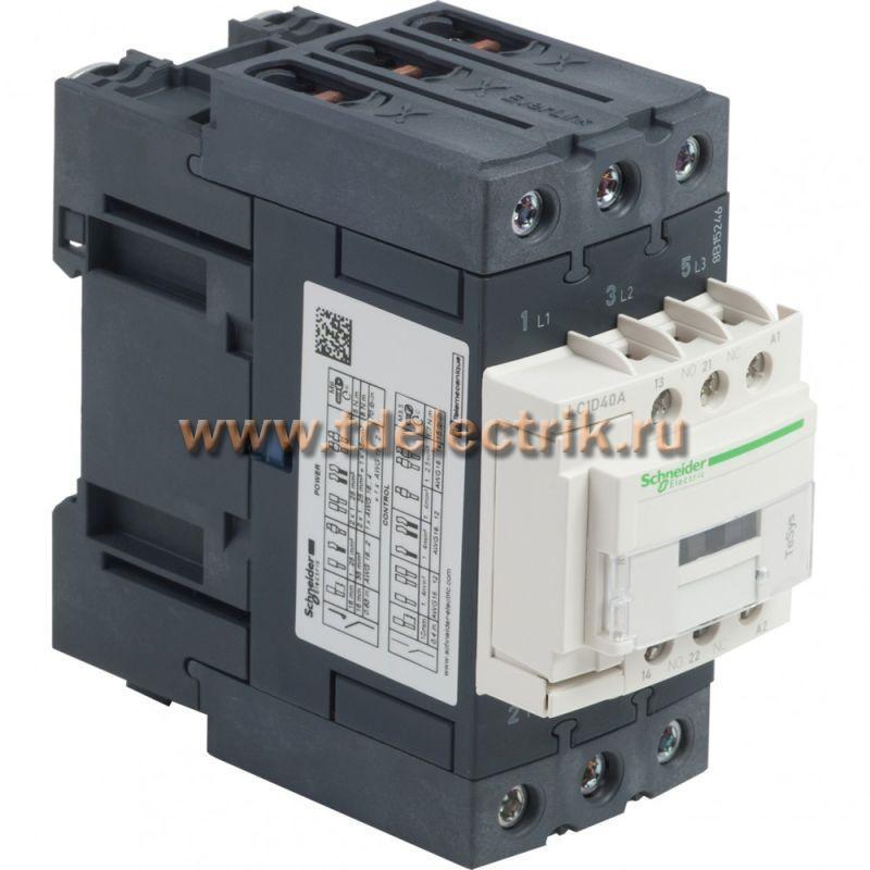 Фотография №1, 3P Контактор EVERLINK AC3 440В 40A катушка управления 220В AC 50/60ГЦ