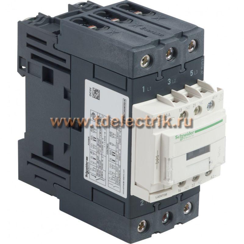 Фотография №1, 3P Контактор EVERLINK AC3 440В 50A катушка управления 24В DC