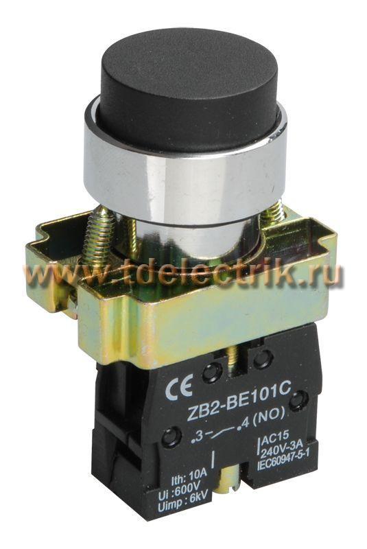 Фотография №1, Кнопка управления LAY5-BL21 без подсветки черная 1з ИЭК