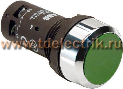 Фотография №1, Кнопка зеленая без фикс. 1НЗ (CP1-30G-01)