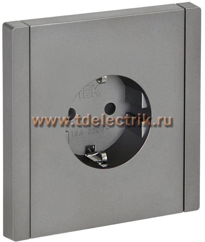 Фотография №1, FORTE&PIANO Розетка с з/к з/ш б/к 16А FP513 ст. IEK