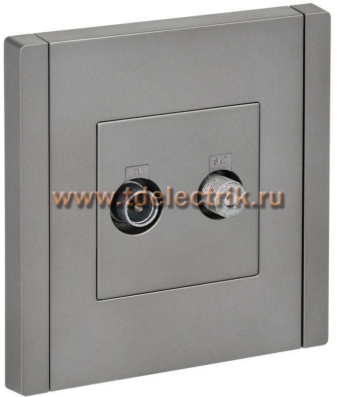Фотография №1, FORTE&PIANO Розетка двойная TV+SAT FP538 ст. IEK
