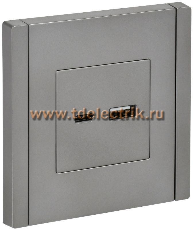 Фотография №1, FORTE&PIANO Розетка USB A+C 18Вт FP551 ст. IEK
