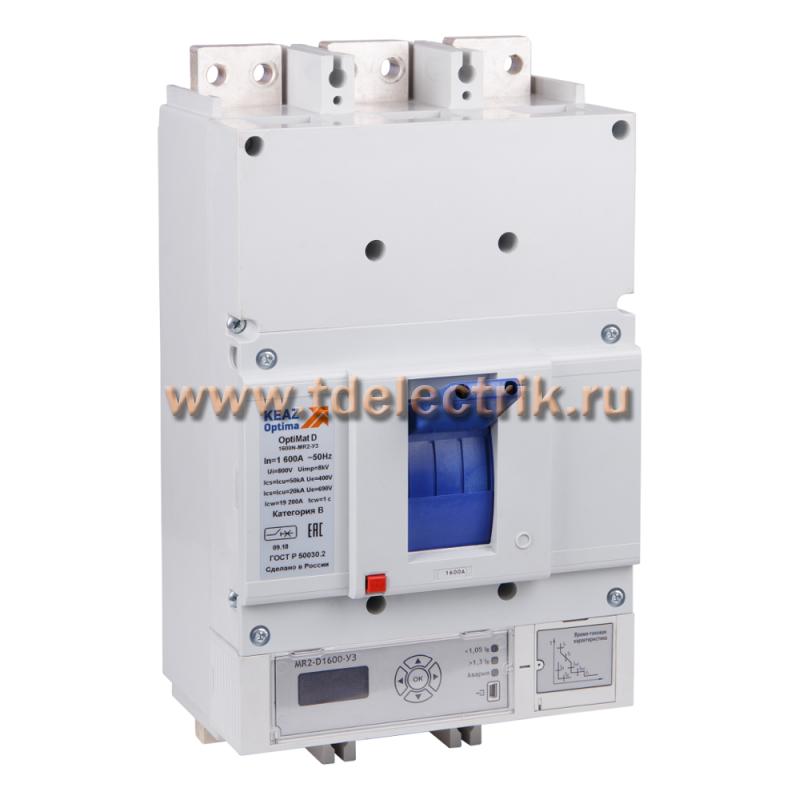 Фотография №1, Выключатель автоматический OptiMat D1600N-MR2-У3