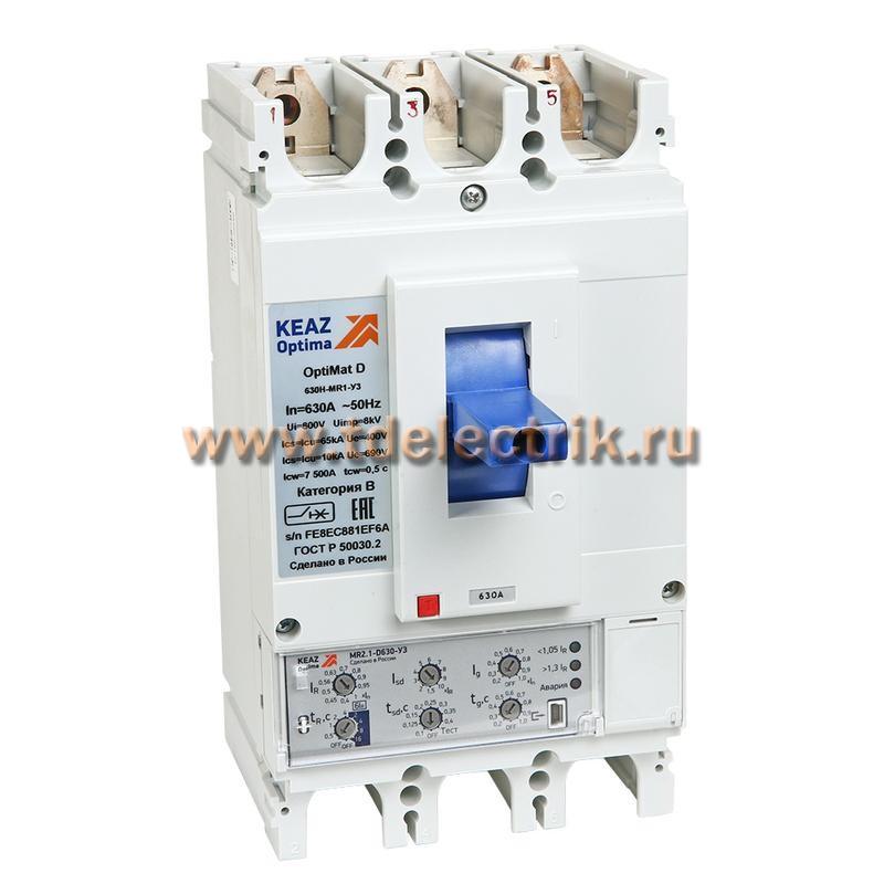 Фотография №1, Выключатель автоматический OptiMat D400Н-MR1.1-У3