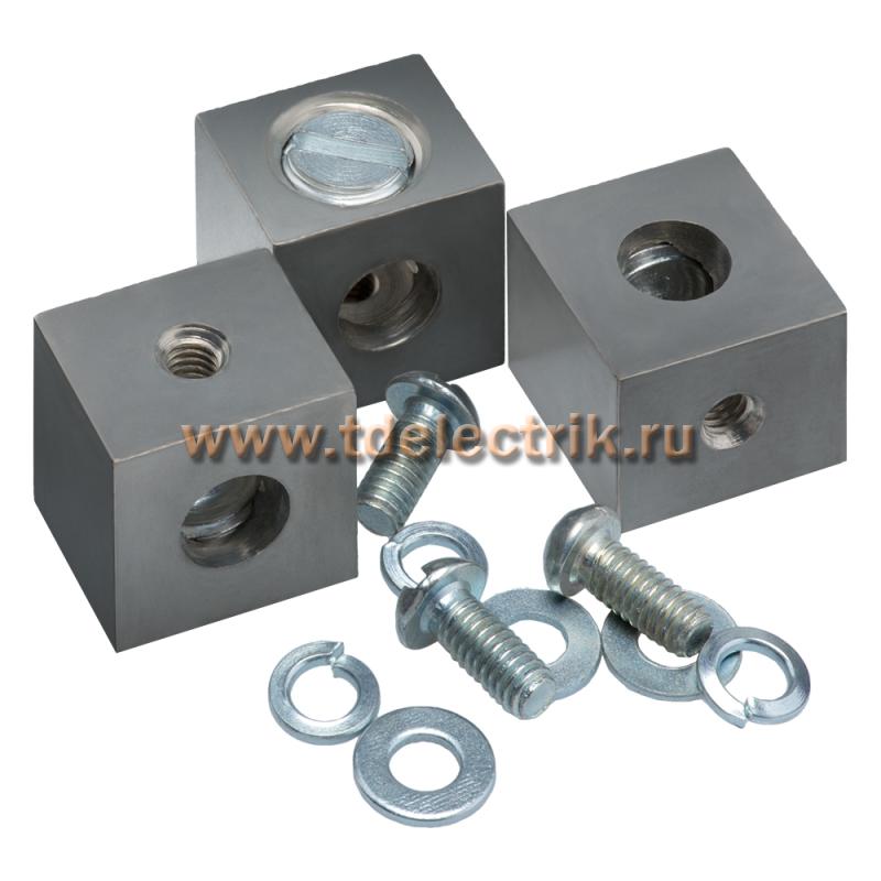 Фотография №1, Комплект зажимов OptiMat E100-16..50А-УХЛ3-3шт