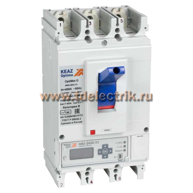 Фотография №1, Выключатель автоматический OptiMat D400N-MR1-У3