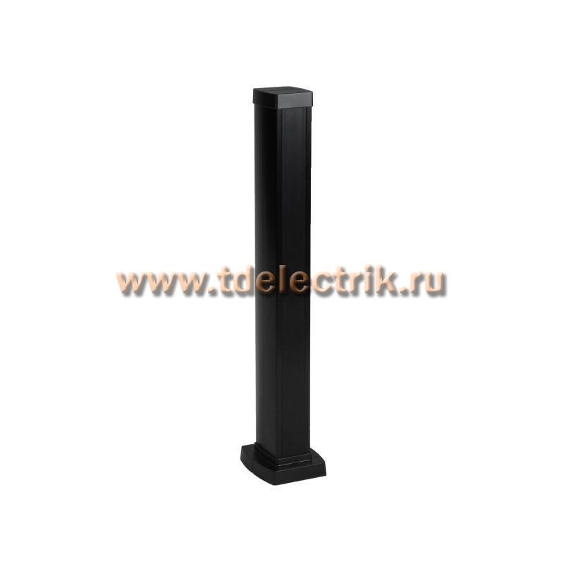 Фотография №1, Snap-On мини-колонна алюминиевая с крышкой из пластика 1 секция, высота 0,68 метра, цвет черный