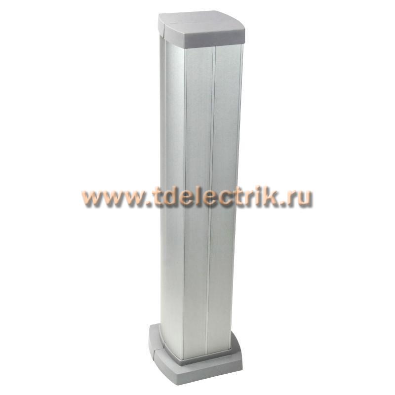 Фотография №1, Snap-On мини-колонна алюминиевая с крышкой из алюминия 4 секции, высота 0,68 метра, цвет алюминий