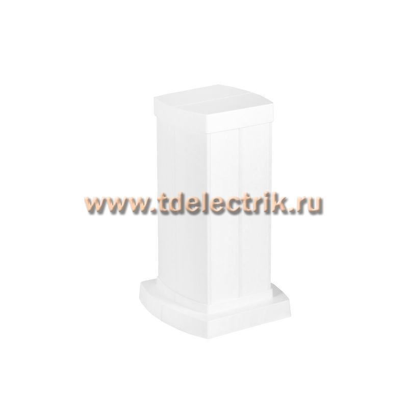 Фотография №1, Snap-On мини-колонна алюминиевая с крышкой из пластика 4 секции, высота 0,3 метра, цвет белый