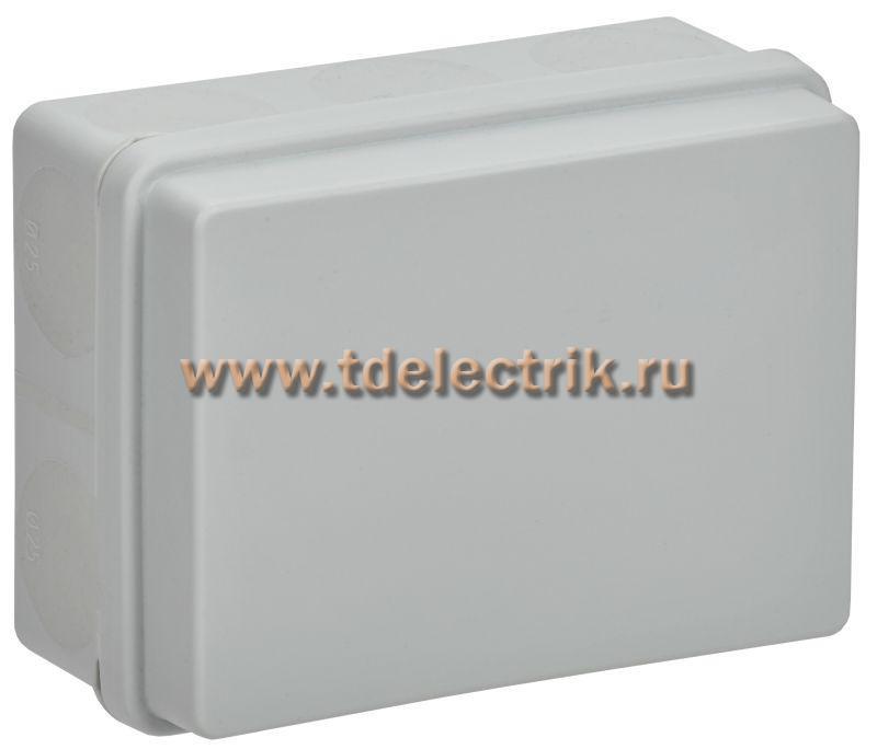 Фотография №1, Коробка распаячная КМ42441 о/п 150х110х70мм IP67 10вв. серая IEK