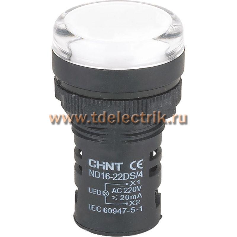 Фотография №1, Индикатор ND16-22DS/4 белый АС220В (R)
