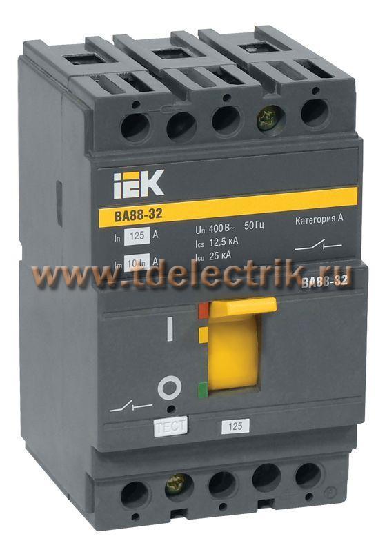 Фотография №1, Авт. выкл. ВА88-32 3Р 12,5А 25кА R IEK