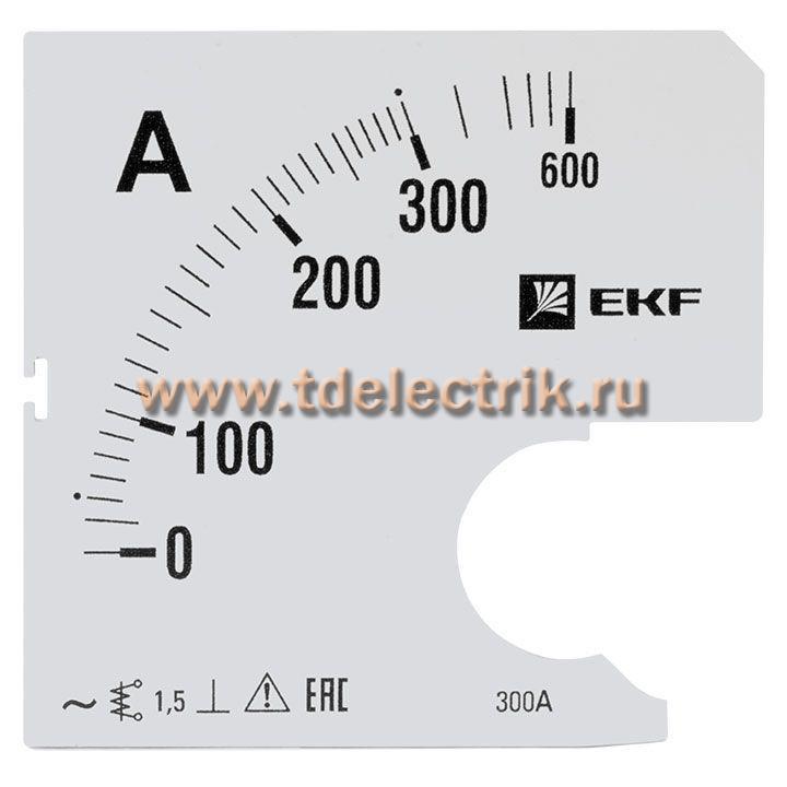 Фотография №1, Шкала сменная для A961 300/5А-1,5 EKF PROxima