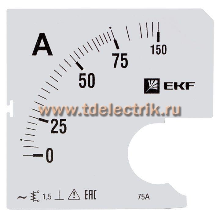 Фотография №1, Шкала сменная для A961 75/5А-1,5 EKF PROxima