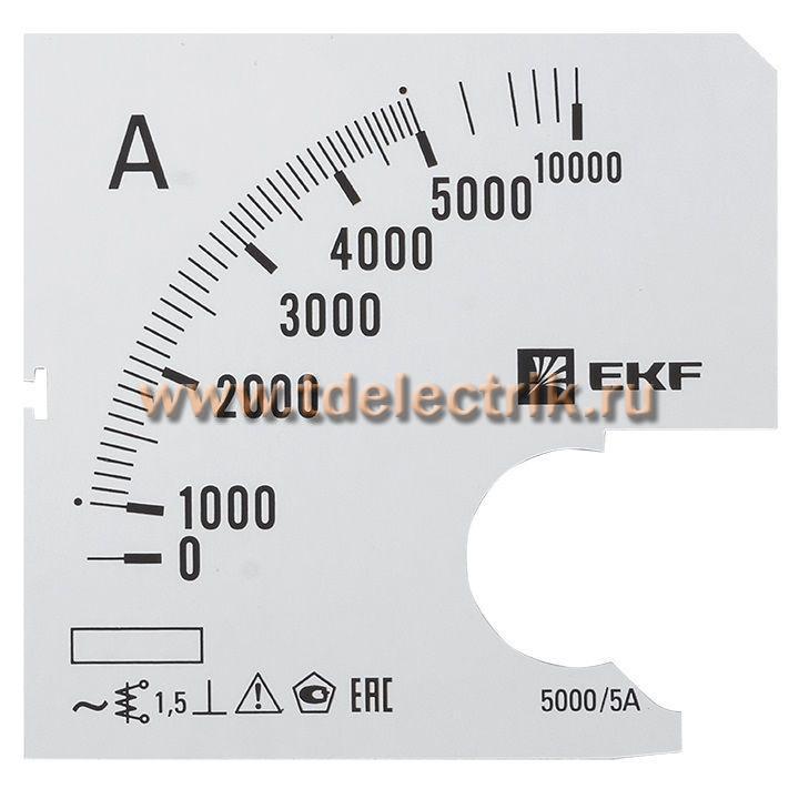 Фотография №1, Шкала сменная для A961 5000/5А-1,5 EKF PROxima