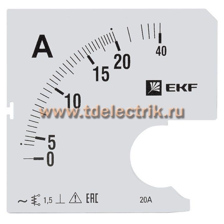 Фотография №1, Шкала сменная для A961 20/5А-1,5 EKF PROxima