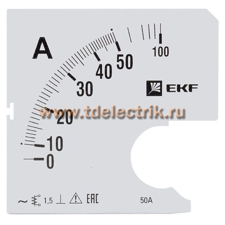 Фотография №1, Шкала сменная для A961 50/5А-1,5 EKF PROxima