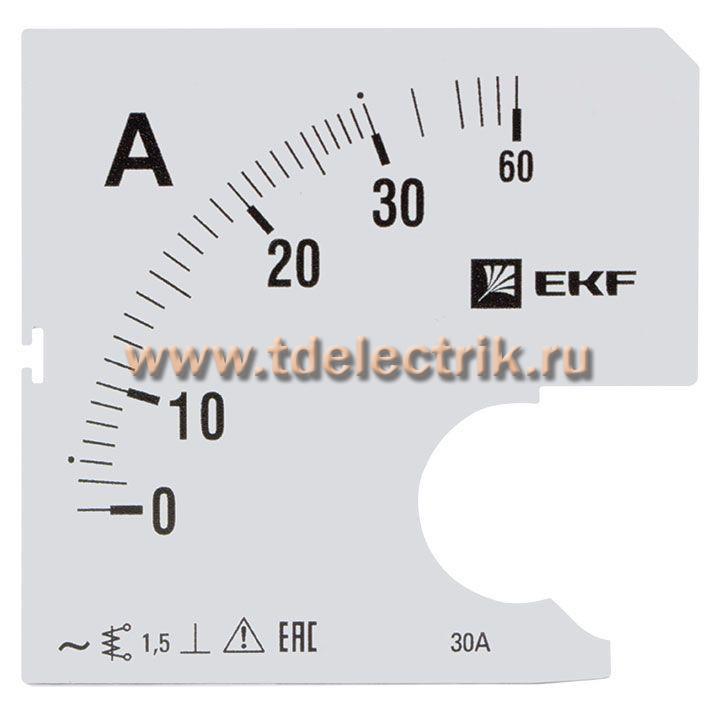 Фотография №1, Шкала сменная для A961 30/5А-1,5 EKF PROxima
