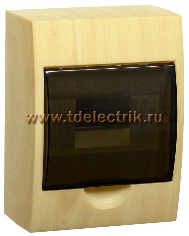 Фотография №1, KREPTA 3 Корпус пластиковый ЩРН-П-6 IP41 сосна IEK