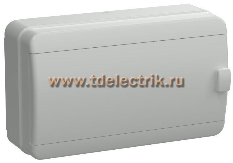 Фотография №1, TEKFOR Корпус пласт. КМПн-12 IP65 сер. непрозр. дверь IEK