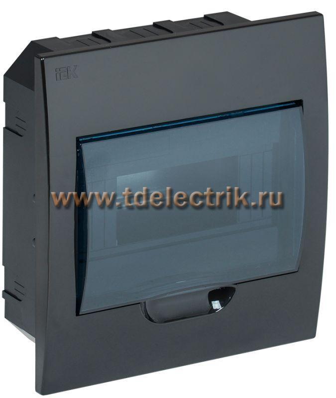 Фотография №1, KREPTA 3 Корпус пластиковый ЩРВ-П-8 IP41 черный IEK