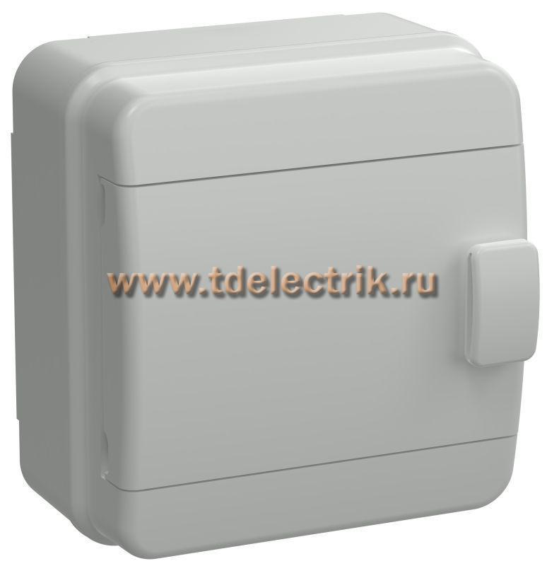 Фотография №1, TEKFOR Корпус пласт. КМПн-6 IP65 сер. непрозр. дверь IEK