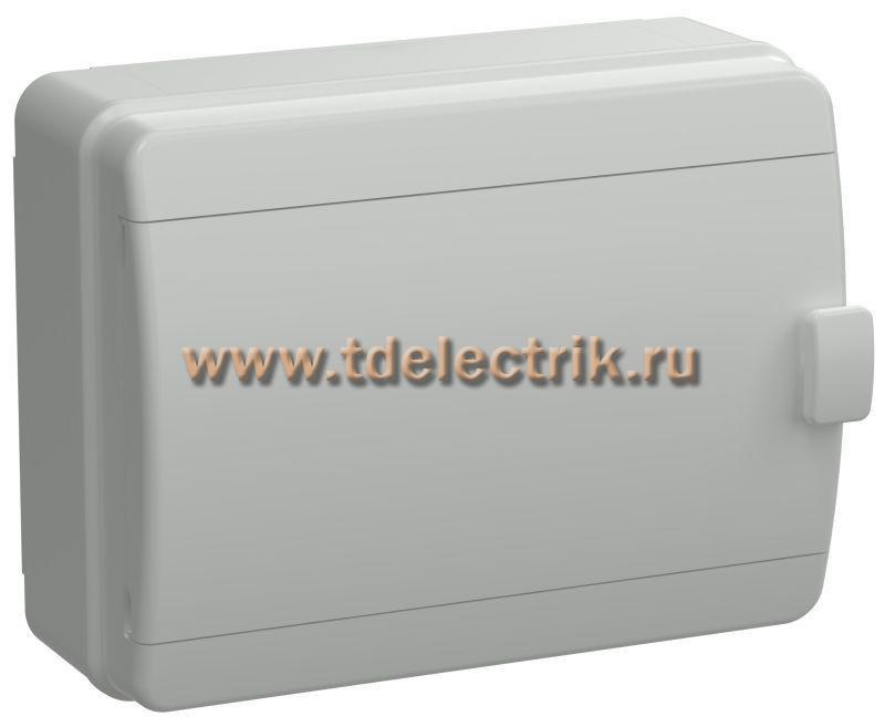 Фотография №1, TEKFOR Корпус пласт. КМПн-18 IP65 сер. непрозр. дверь IEK