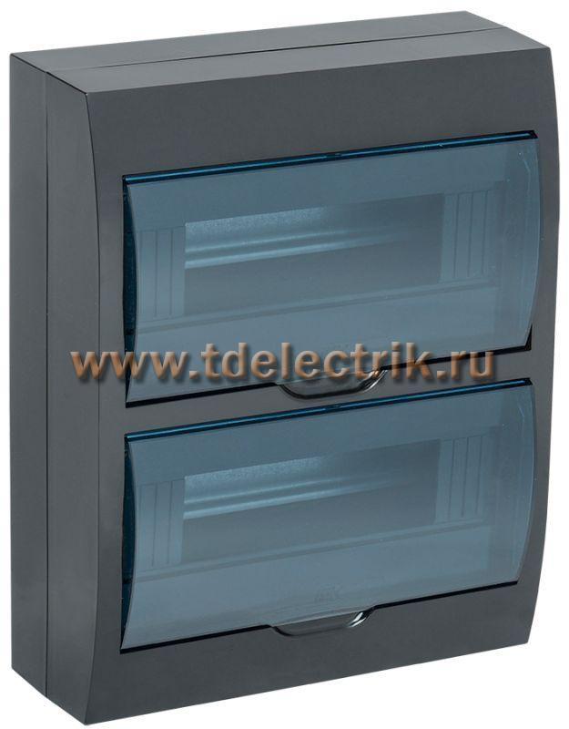 Фотография №1, KREPTA 3 Корпус пластиковый ЩРН-П-24 IP41 черный IEK