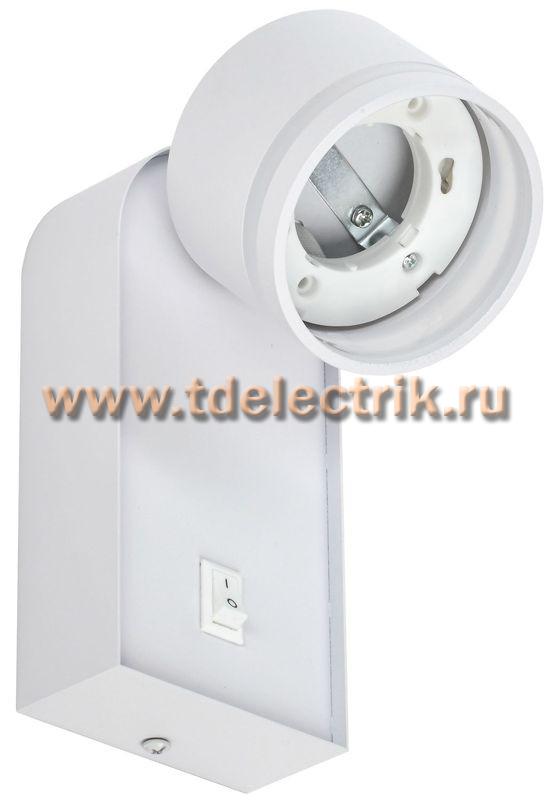 Фотография №1, Светильник 4035 настенный GX53 белый IEK