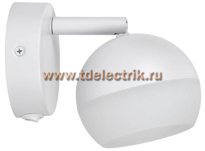 Фотография №1, Светильник 4013 настенный GX53 белый IEK