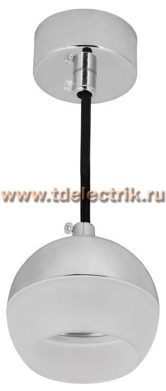 Фотография №1, Светильник 4012 подвесной GX53 хром IEK
